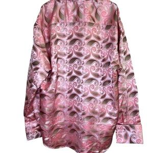 Pink Paisley Long Sleeve Shirt